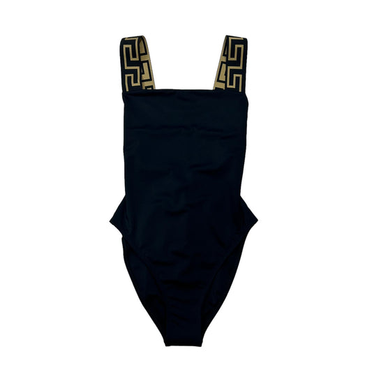 VERSACE SWIMWEAR GRECA BORDER ONE PIECE SWIMSUIT - LYCRA - SIZE 1 - EXTRA SMALL - NEW