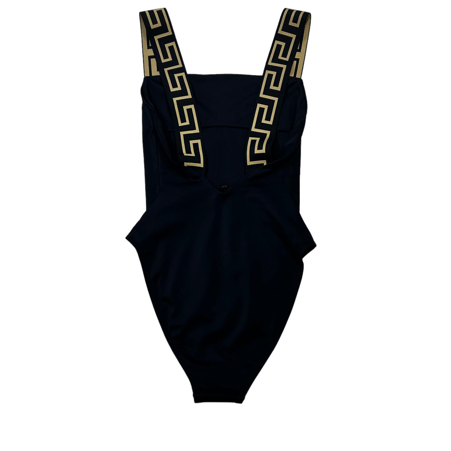VERSACE SWIMWEAR GRECA BORDER ONE PIECE SWIMSUIT - LYCRA - SIZE 1 - EXTRA SMALL - NEW