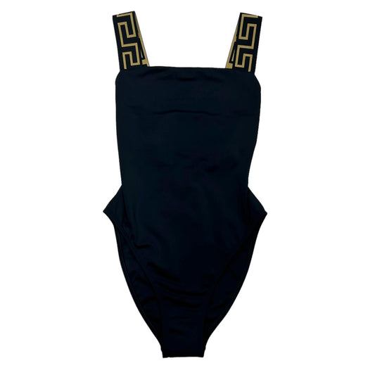VERSACE SWIMWEAR GRECA BORDER ONE PIECE SWIMSUIT - LYCRA - SIZE 1/EXTRA SMALL - NEW