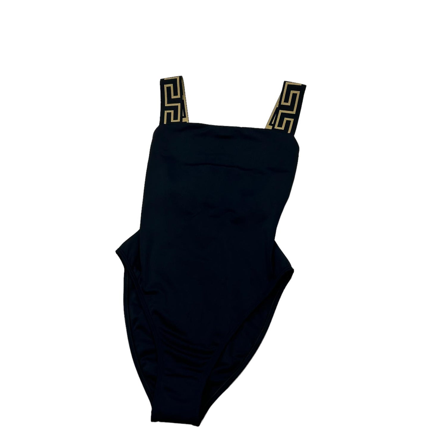 VERSACE SWIMWEAR GRECA BORDER ONE PIECE SWIMSUIT - LYCRA - SIZE 1/EXTRA SMALL - NEW