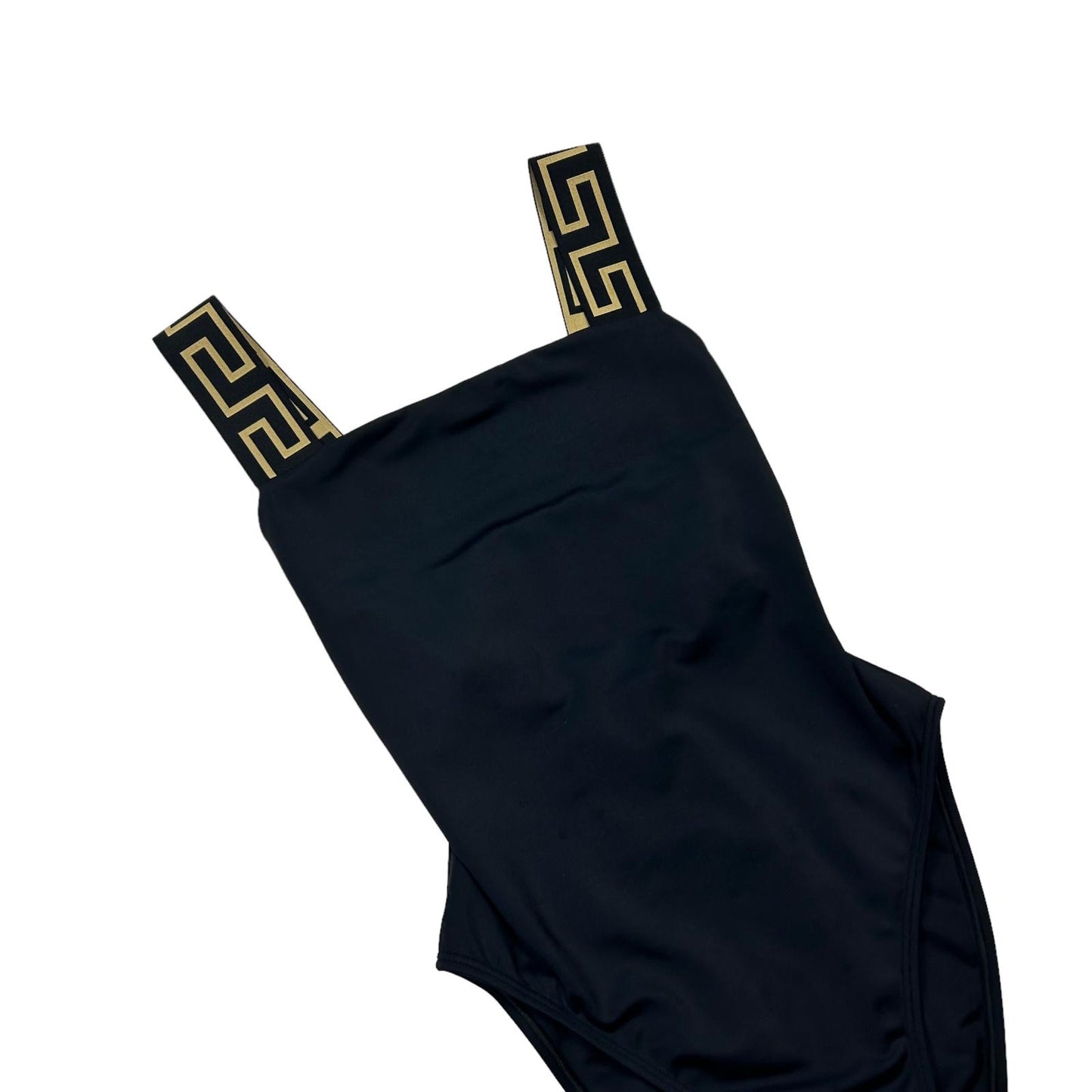 VERSACE SWIMWEAR GRECA BORDER ONE PIECE SWIMSUIT - LYCRA - SIZE 1/EXTRA SMALL - NEW