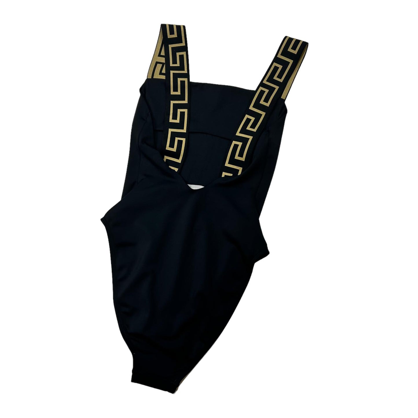 VERSACE SWIMWEAR GRECA BORDER ONE PIECE SWIMSUIT - LYCRA - SIZE 1/EXTRA SMALL - NEW