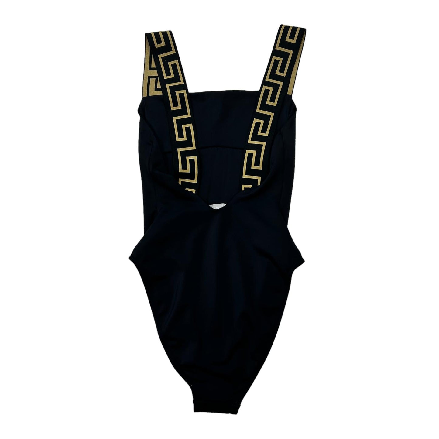 VERSACE SWIMWEAR GRECA BORDER ONE PIECE SWIMSUIT - LYCRA - SIZE 1/EXTRA SMALL - NEW