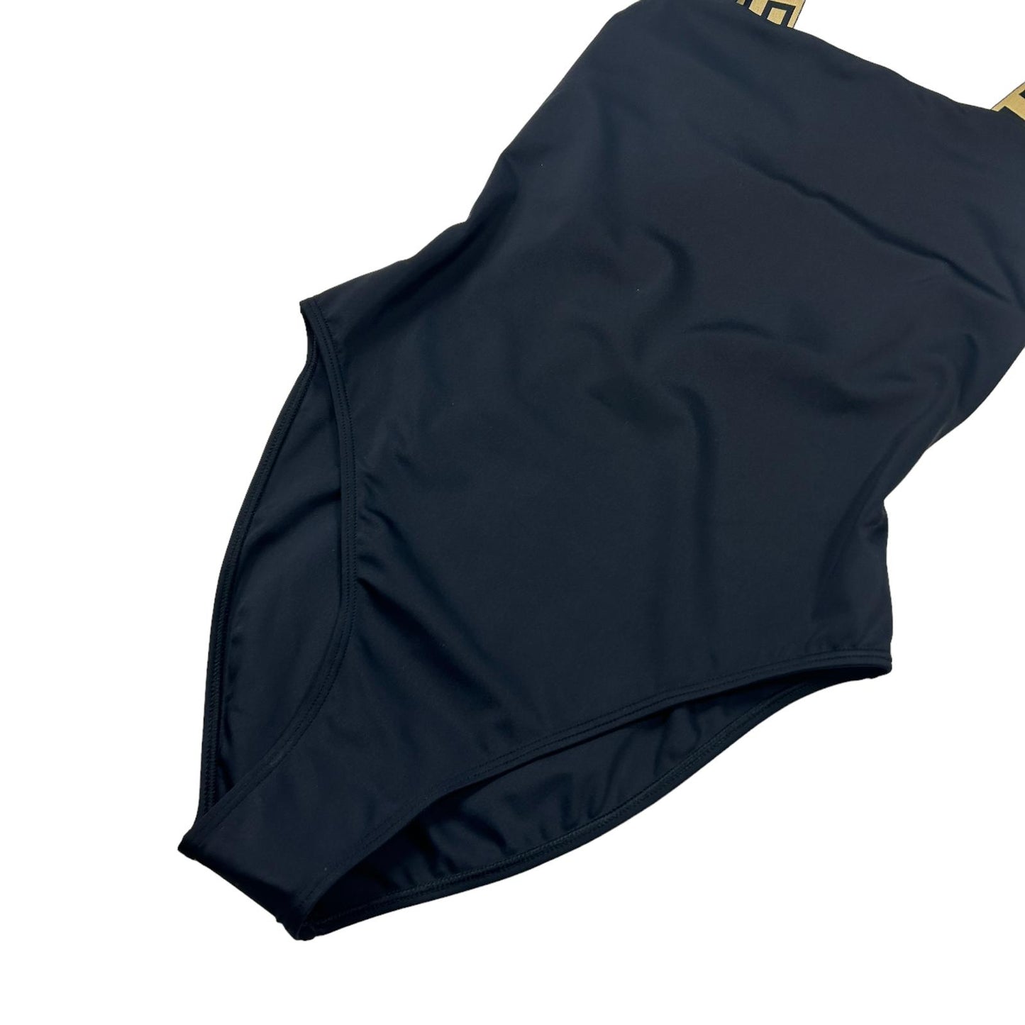 VERSACE SWIMWEAR GRECA BORDER ONE PIECE SWIMSUIT - LYCRA - SIZE 4/LARGE - NEW