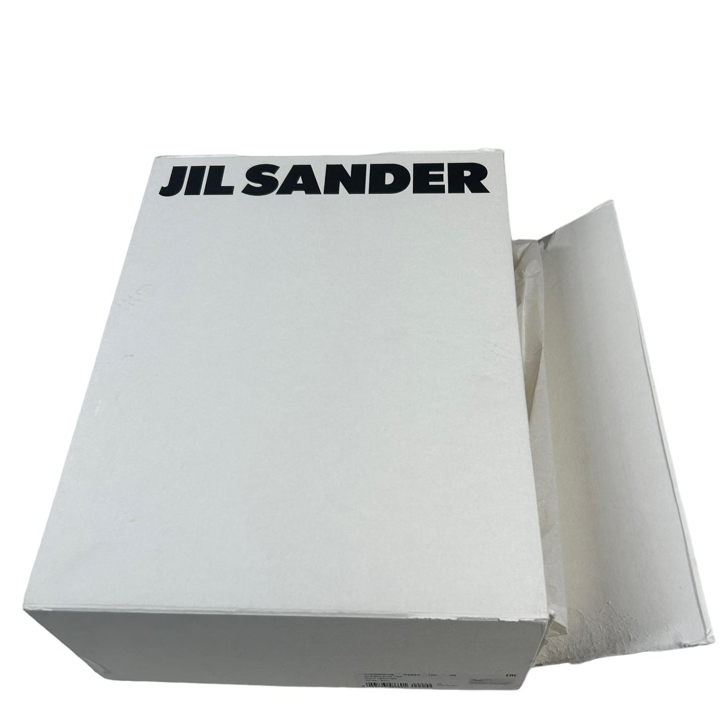 JIL SANDER LOW TOP LEATHER TRAINERS - RUBBER SOLE - WHITE - EU 38 UK5 NEW