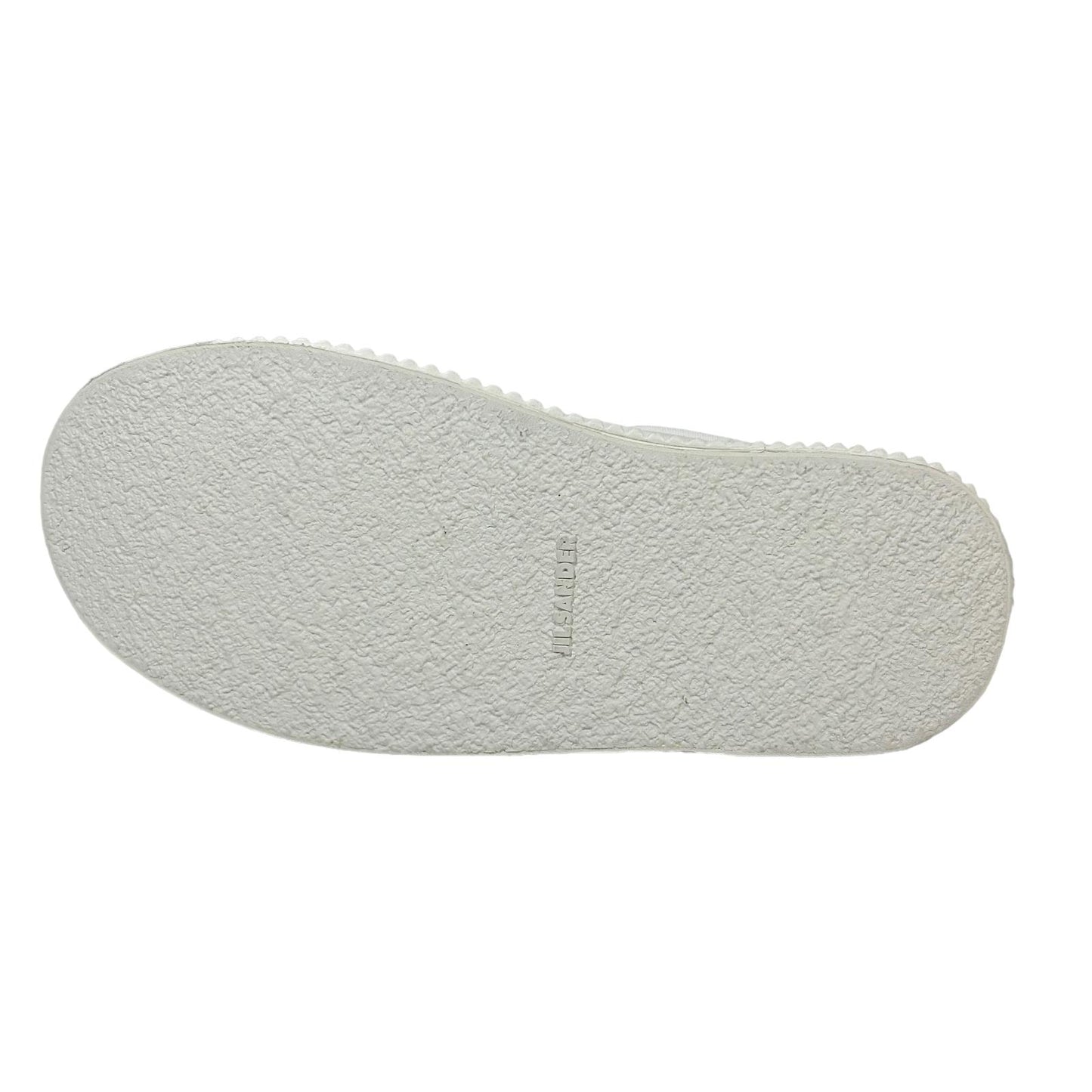 JIL SANDER VULCANIZED RUBBER SOLE CANVAS PLATFORM SNEAKERS - WHITE - EU38 UK5 - NEW