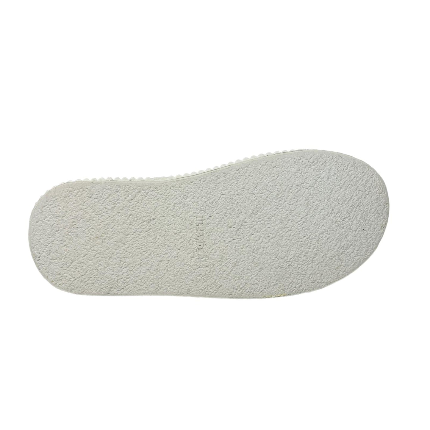 JIL SANDER VULCANIZED RUBBER SOLE CANVAS PLATFORM SNEAKERS - WHITE - EU38 UK5 - NEW
