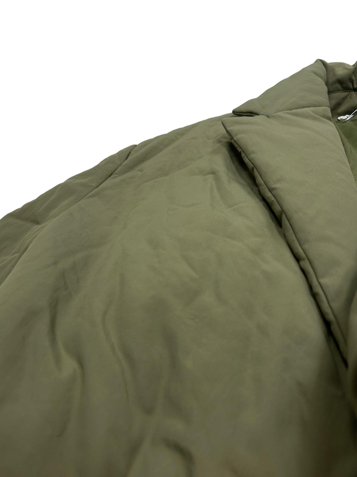 OFF-WHITE DOUBLE BREASTED PADDED TRENCH COAT - GREEN - XXS - DEFECTED NEW