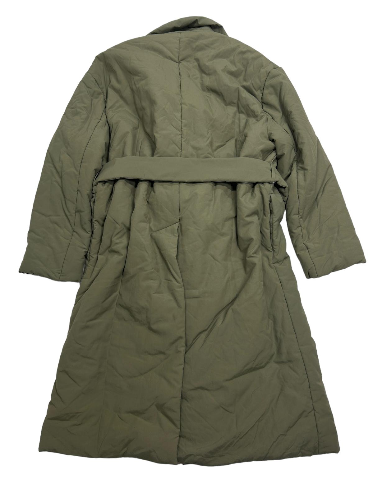 OFF-WHITE DOUBLE BREASTED PADDED TRENCH COAT - GREEN - XXS - DEFECTED NEW
