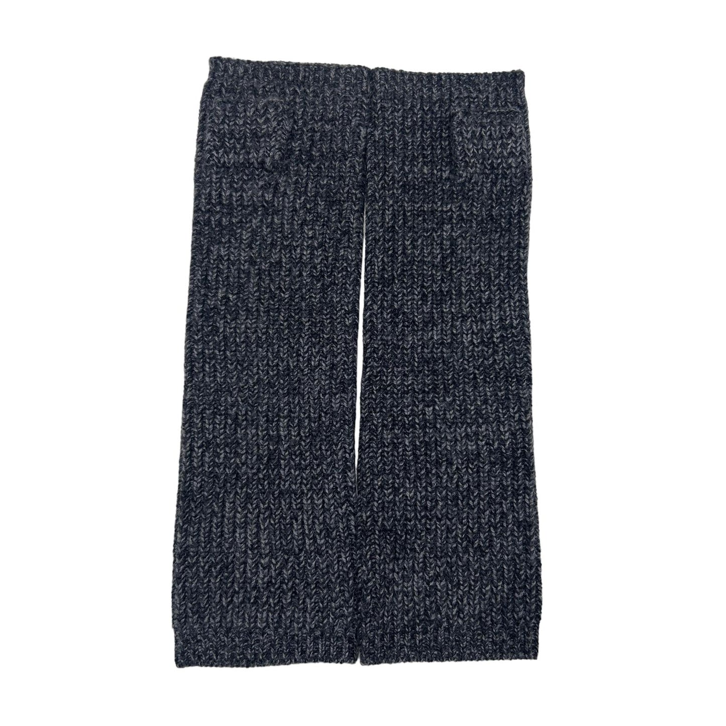 ISABEL MARANT FINGERLESS RIBBED LONG MERINO WOOL GLOVES - GREY - OS - NEW