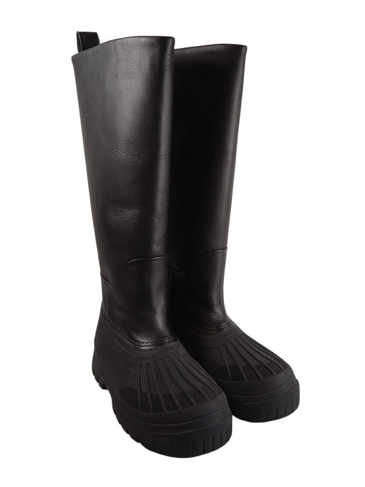 AXEL ARIGATO Ladies Black Leather Knee High Cryo Boots EU38 UK5 RRP380 NEW