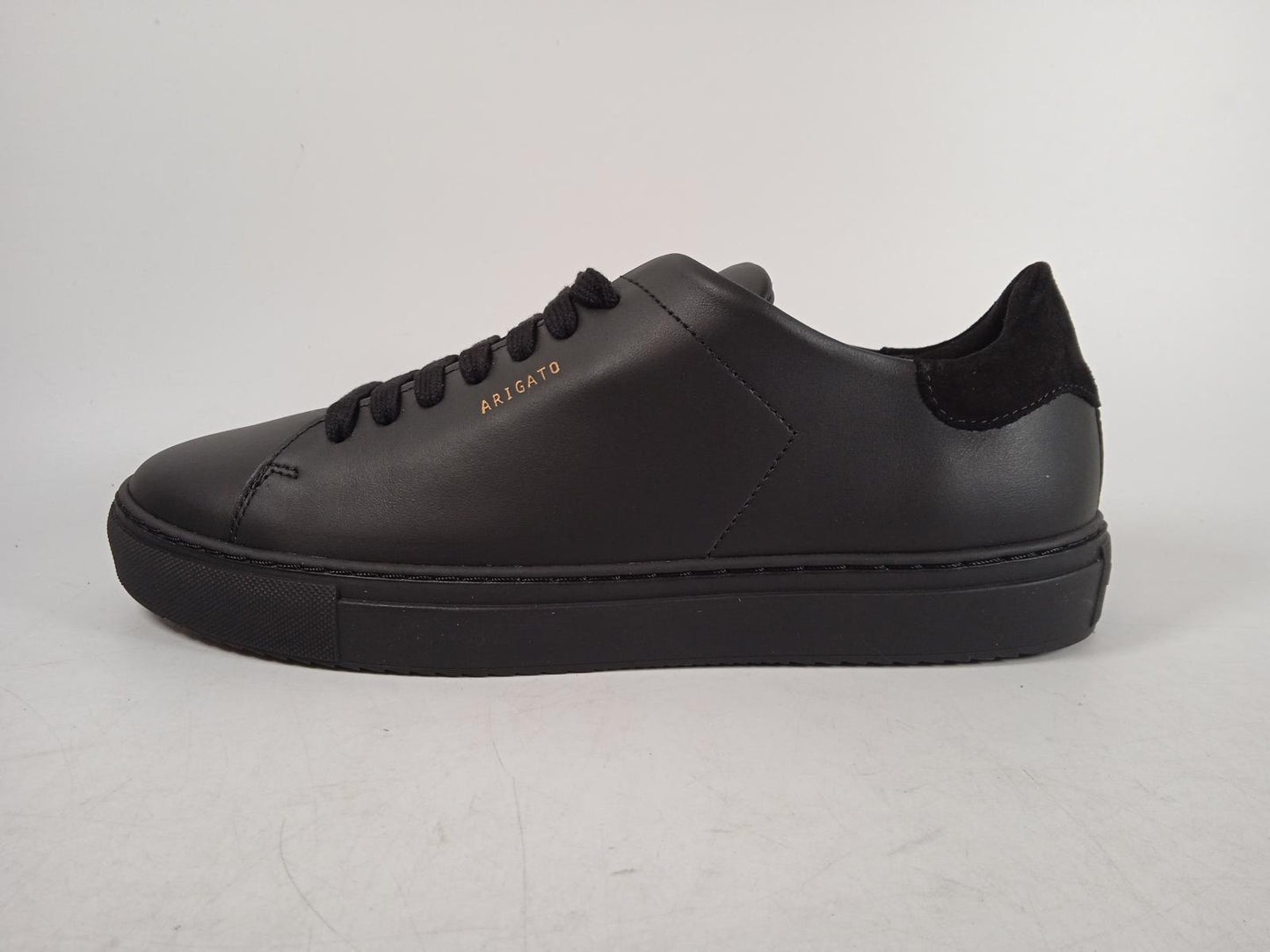 AXEL ARIGATO Men's Black Leather Clean 90 Trainers EU40 UK6.5 RRP200 NEW