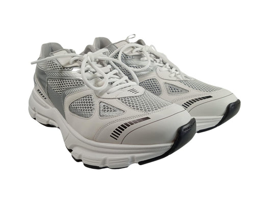 AXEL ARIGATO Men's White & Silver Marathon Runner Trainers EU45 UK10 RRP270 NEW