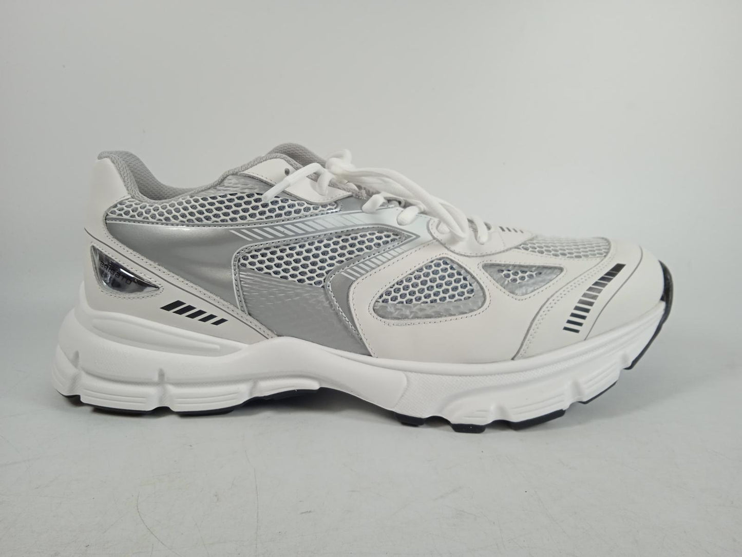 AXEL ARIGATO Men's White & Silver Marathon Runner Trainers EU45 UK10 RRP270 NEW
