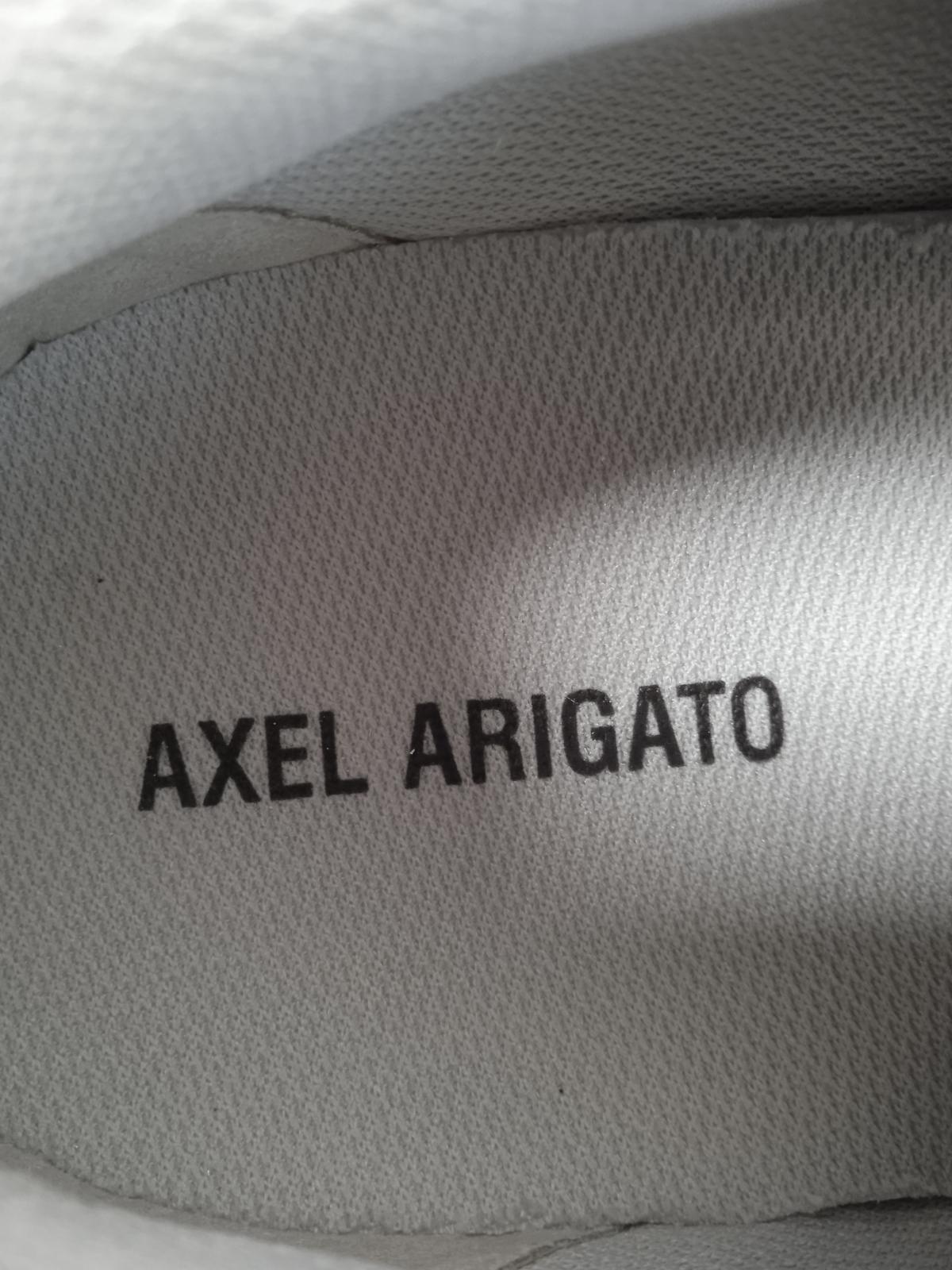 AXEL ARIGATO Men's White & Silver Marathon Runner Trainers EU45 UK10 RRP270 NEW