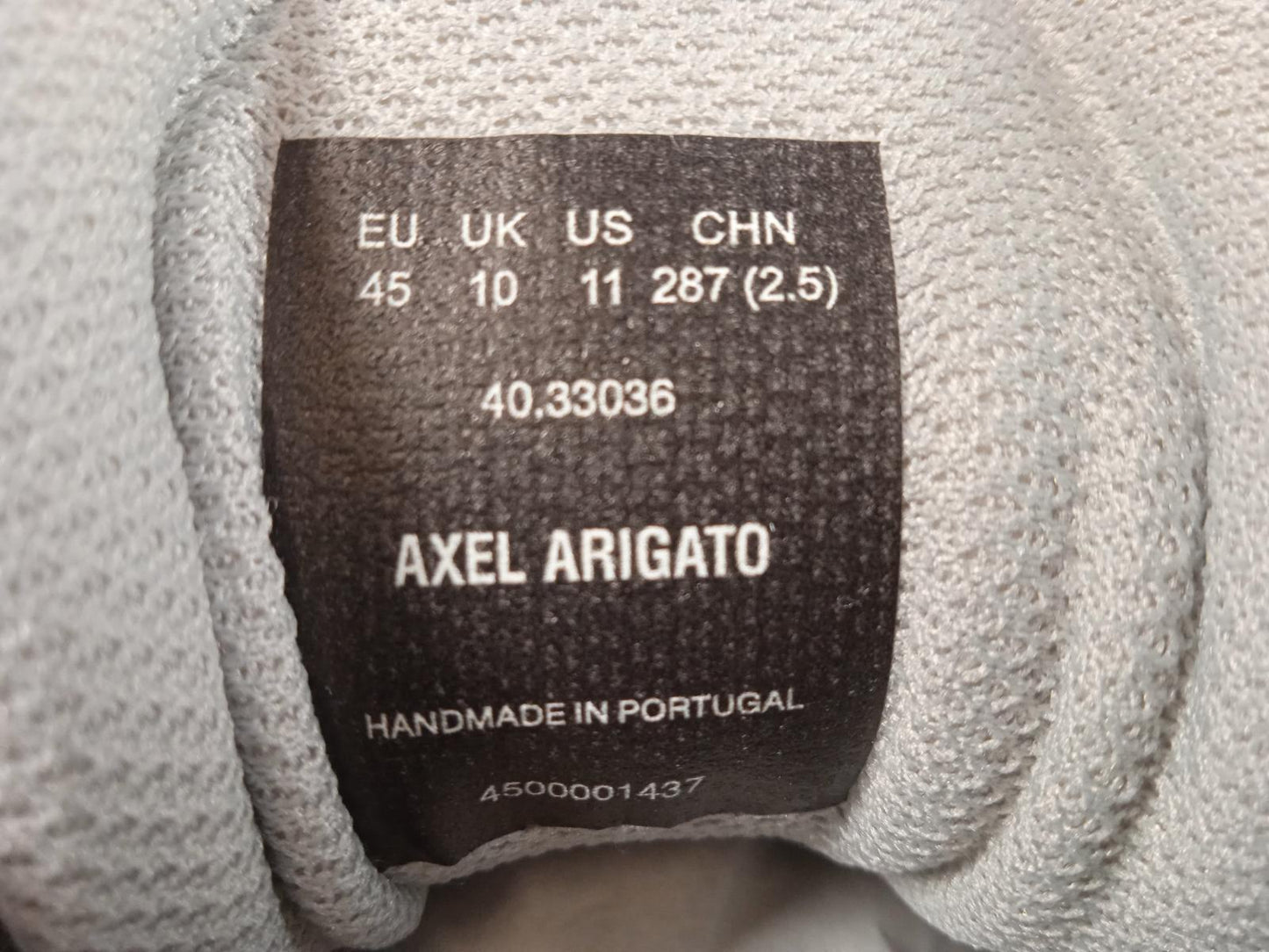 AXEL ARIGATO Men's White & Silver Marathon Runner Trainers EU45 UK10 RRP270 NEW