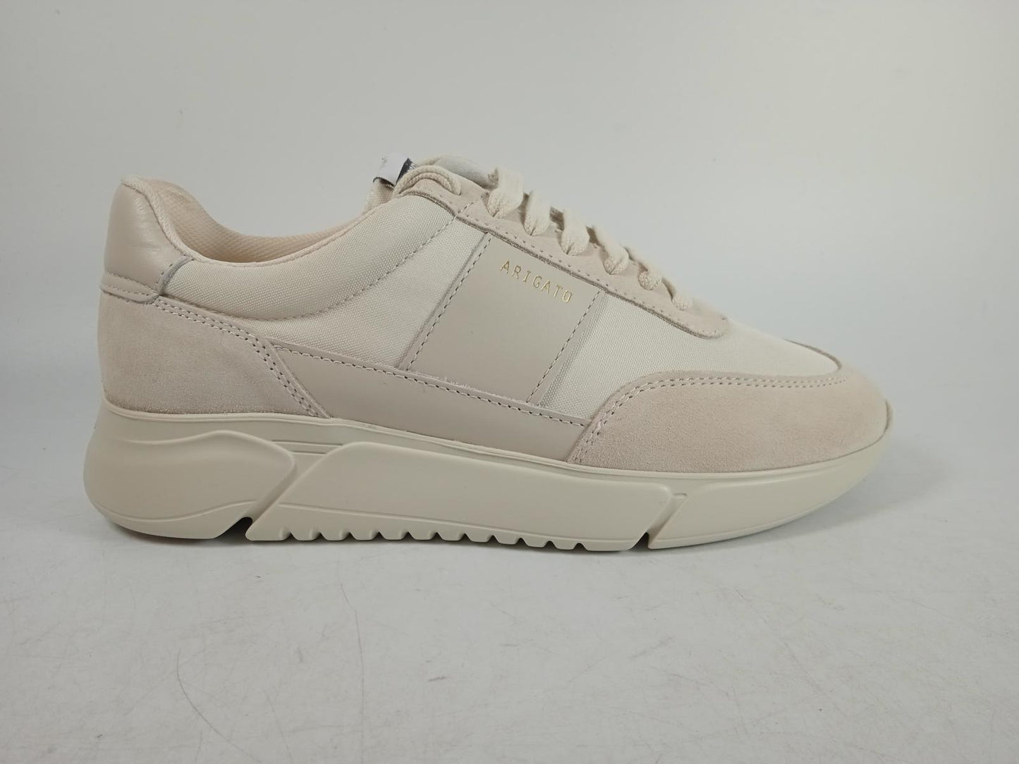 AXEL ARIGATO Men's White Leather Genesis Monochrome Trainers EU39 UK6 RRP205 NEW