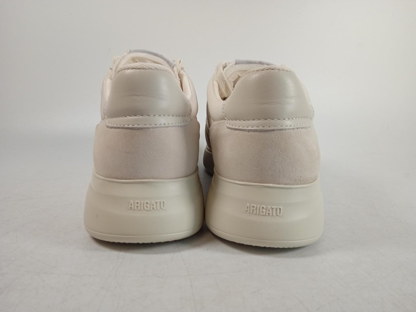 AXEL ARIGATO Men's White Leather Genesis Monochrome Trainers EU39 UK6 RRP205 NEW