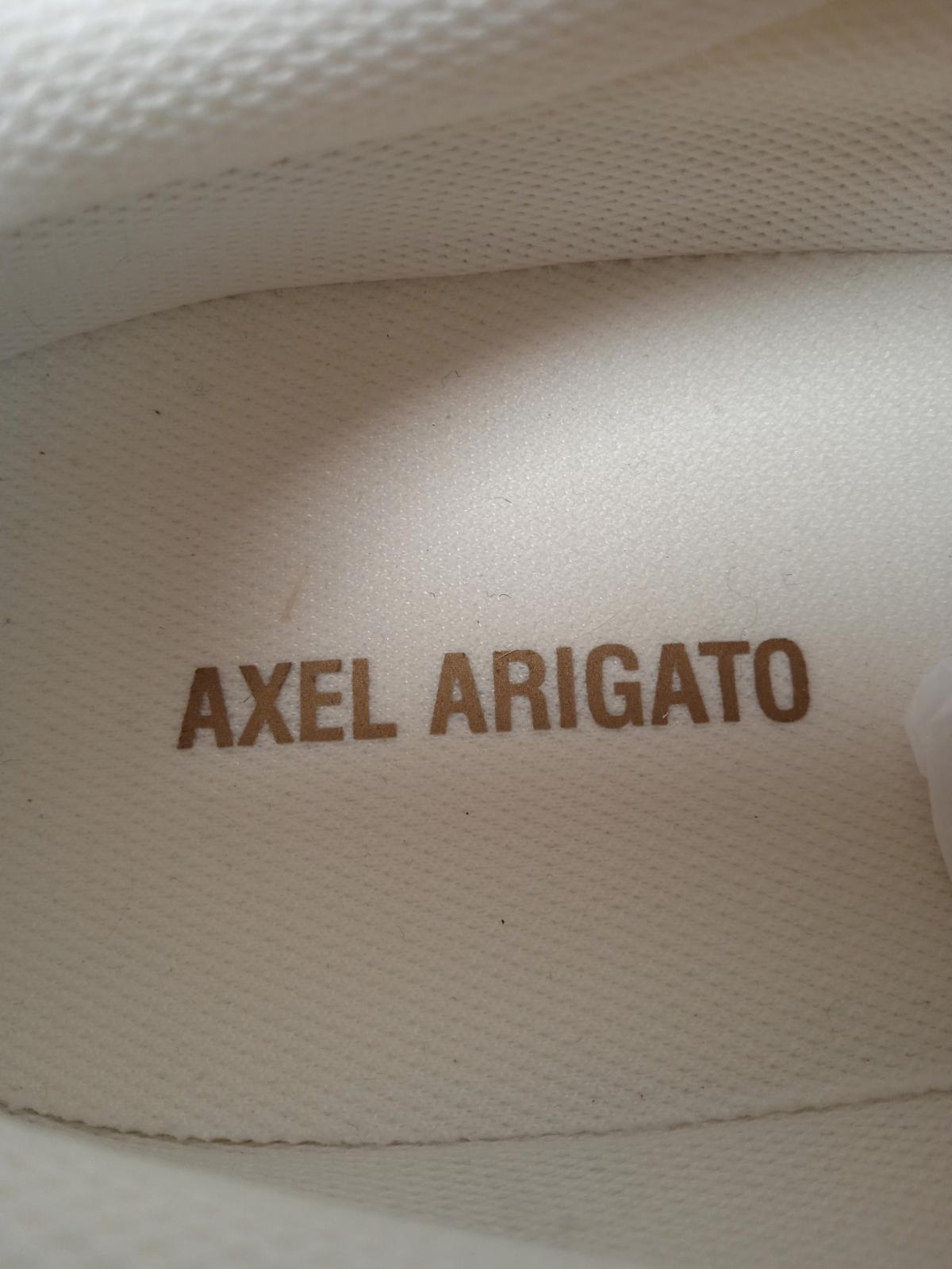 AXEL ARIGATO Men's White Leather Genesis Monochrome Trainers EU39 UK6 RRP205 NEW