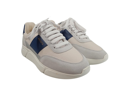 AXEL ARIGATO Ladies White & Blue Genesis Vintage Runner Trainers UK6 RRP175 NEW