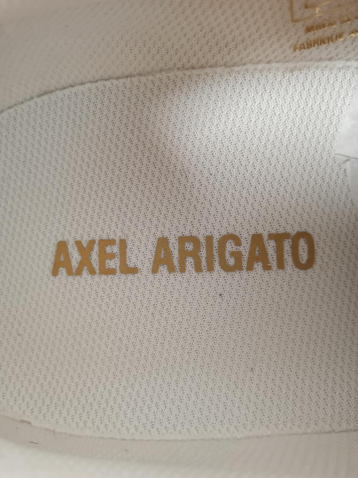 AXEL ARIGATO Ladies Beige & Black Low-Top Genesis Trainers UK2.5 RRP170 NEW