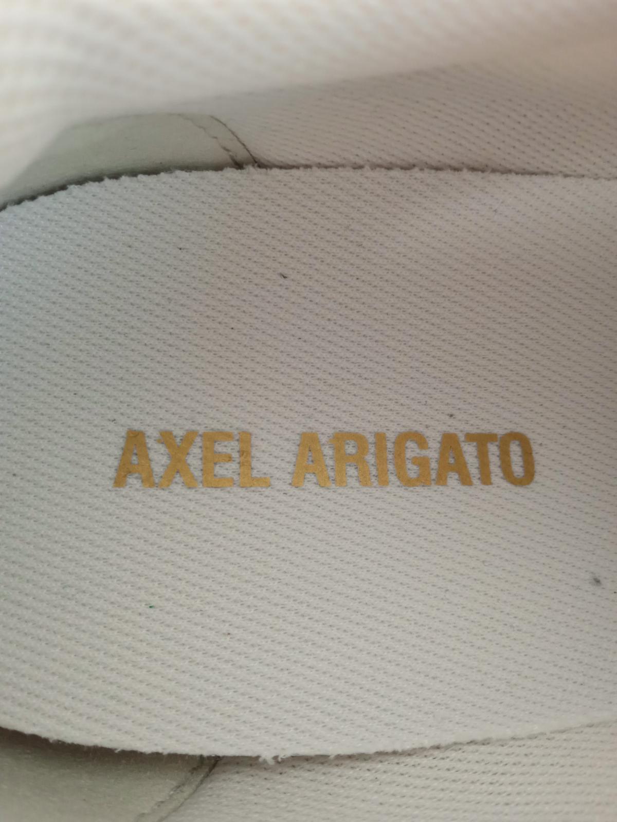 AXEL ARIGATO Men's White Suede Genesis Vintage Runner Trainers UK9 RRP205 NEW