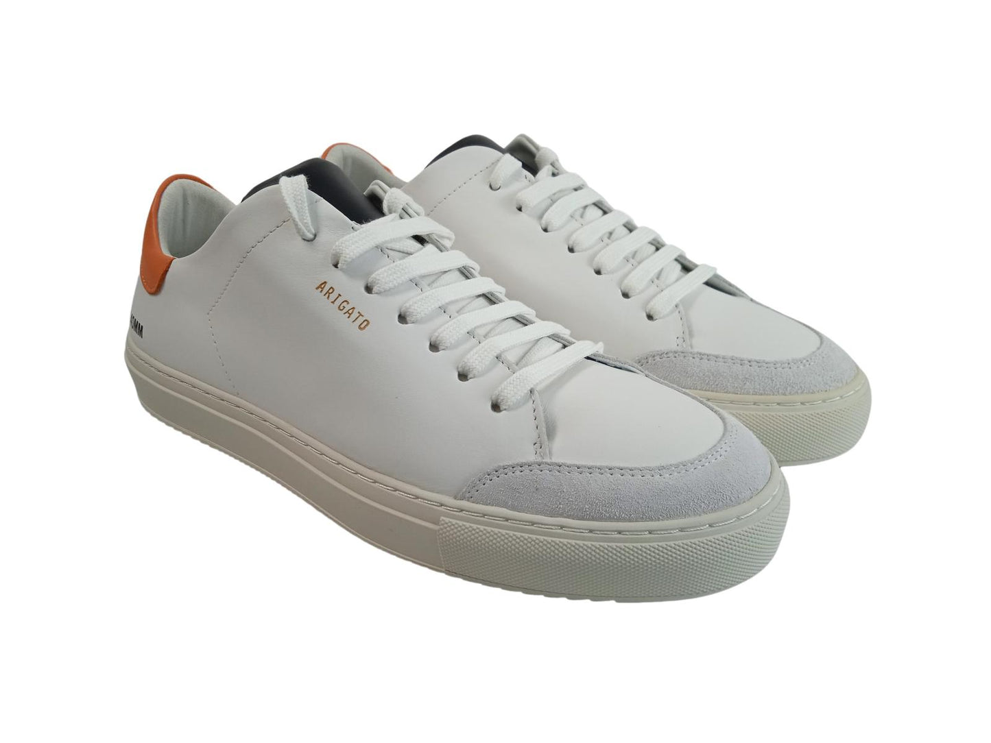 AXEL ARIGATO Men's White Leather Clean 90 Triple Trainers Size UK9 RRP210 NEW