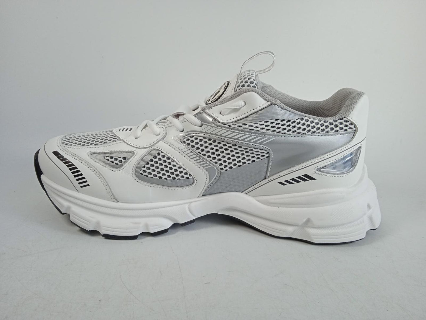 AXEL ARIGATO Men's White Leather Marathon Runner Trainers UK9.5 RRP270 NEW
