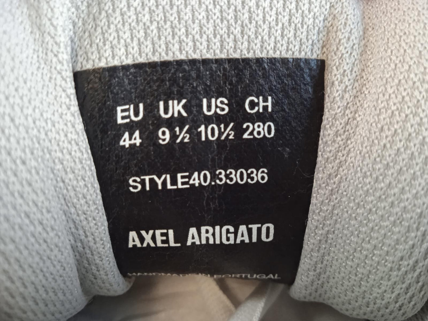 AXEL ARIGATO Men's White Leather Marathon Runner Trainers UK9.5 RRP270 NEW