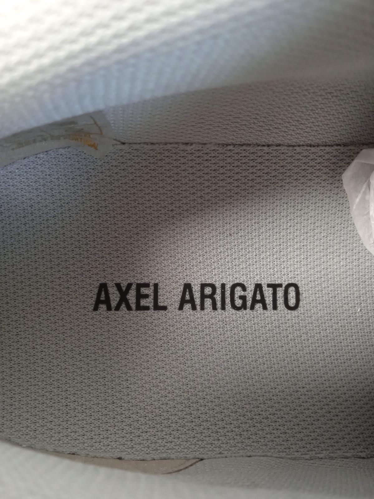 AXEL ARIGATO Men's White Leather Marathon Runner Trainers UK11 RRP270 NEW