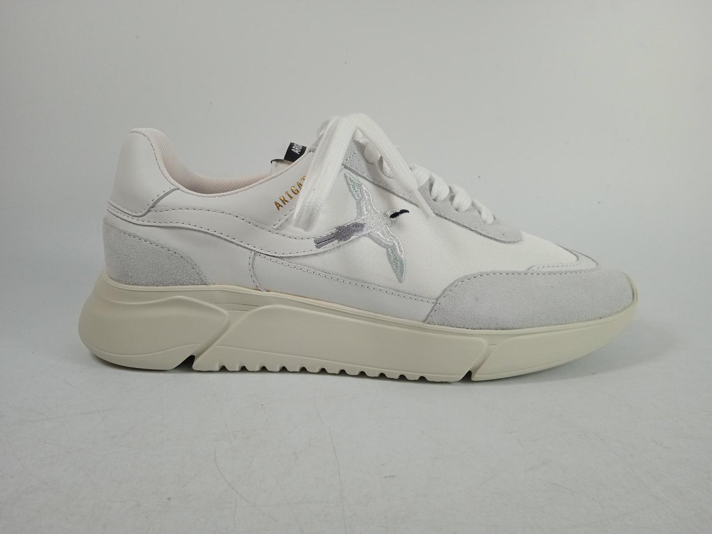 AXEL ARIGATO Men's White Genesis Vintage Bee Bird Trainers Size UK7 RRP175 NEW