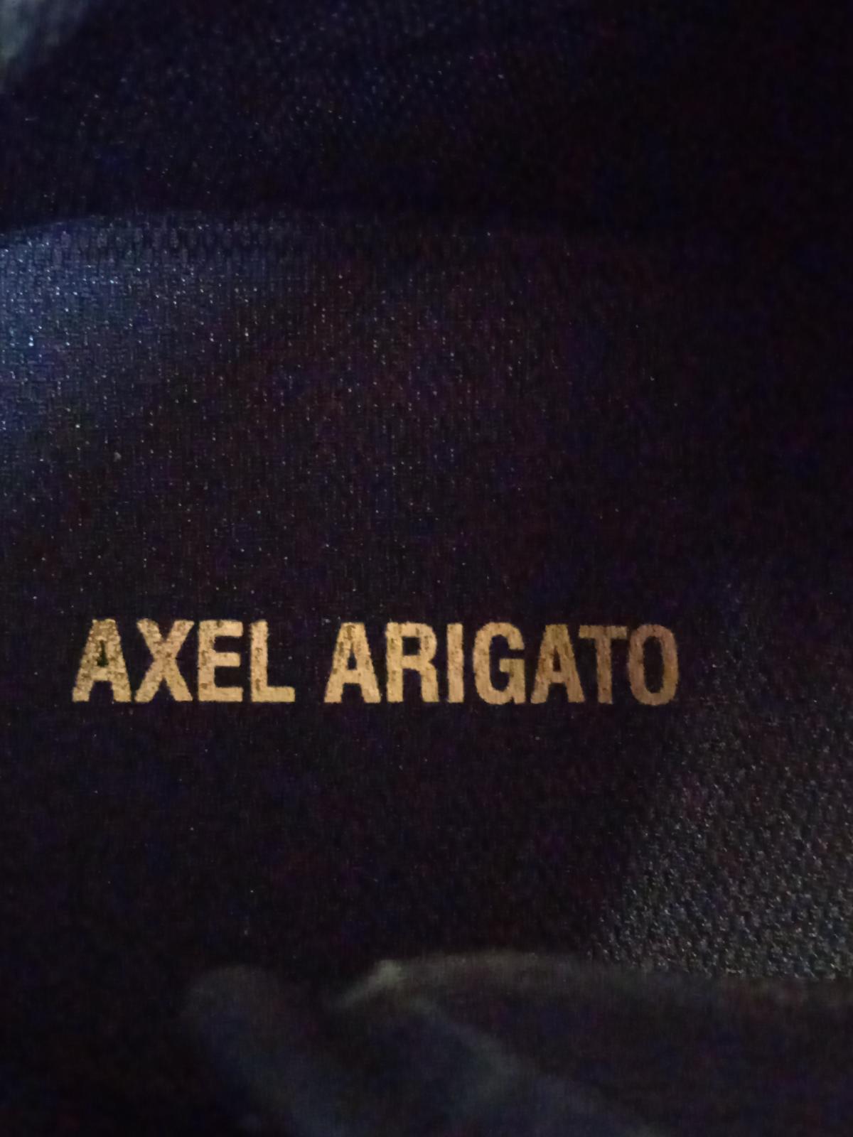 AXEL ARIGATO Men's Black Leather Dice Hi High-Top Trainers Size UK8 RRP175 NEW