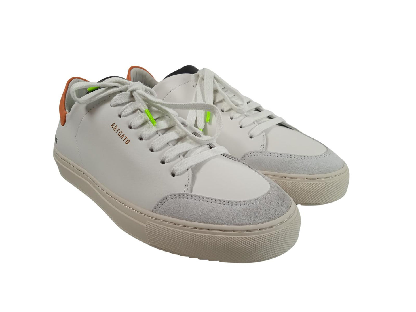 AXEL ARIGATO Men's White Leather Clean 90 Triple Trainers Size UK7 RRP210 NEW