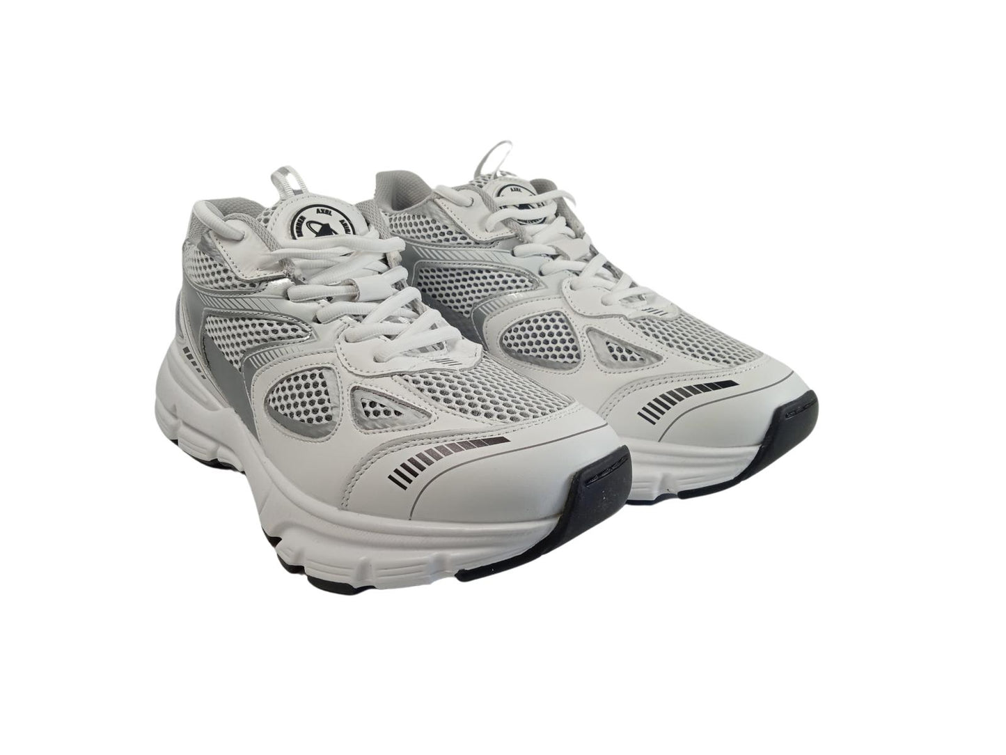 AXEL ARIGATO Men's White & Silver Marathon Runner Trainers UK6.5 RRP270 NEW