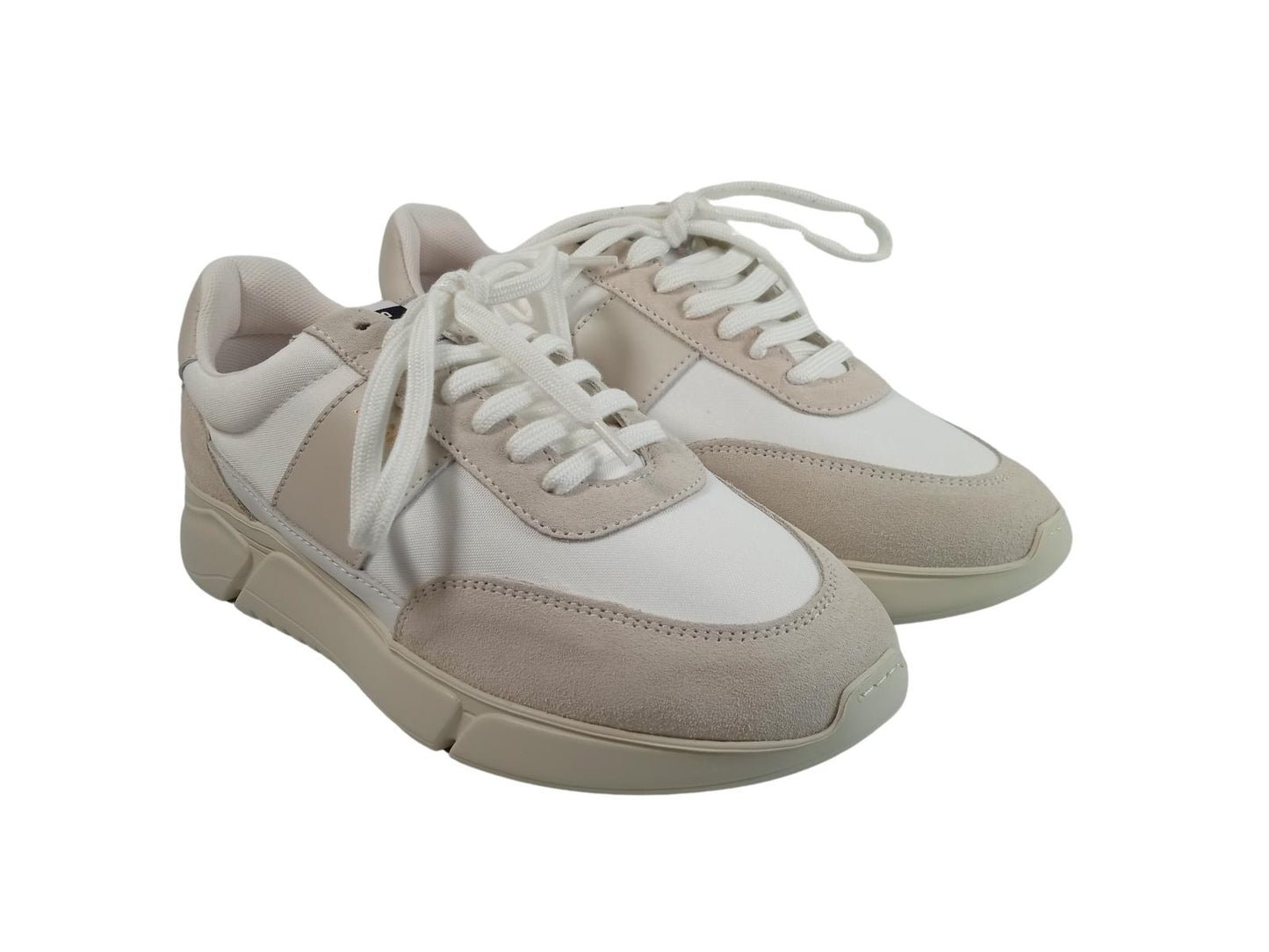 AXEL ARIGATO Men's White & Beige Genesis Vintage Runner Trainers UK7 RRP205 NEW