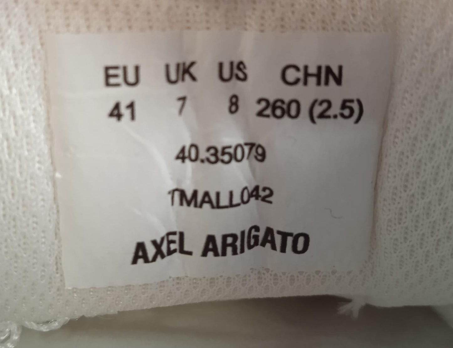 AXEL ARIGATO Men's White & Beige Genesis Vintage Runner Trainers UK7 RRP205 NEW