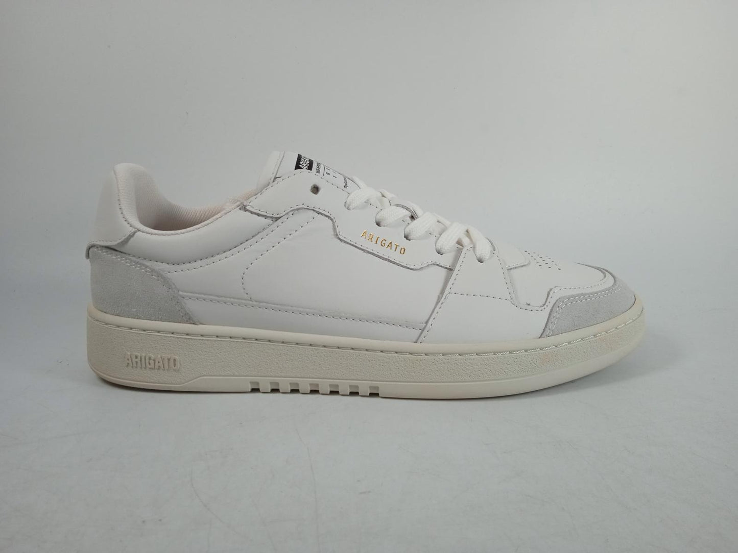 AXEL ARIGATO Men's White Leather Ace Lo Lace-Up Trainers Size UK8 RRP175 NEW
