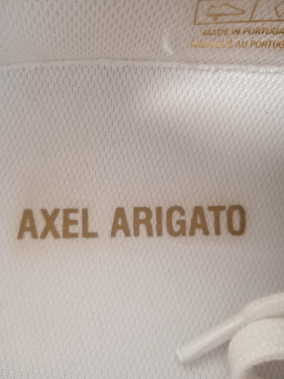 AXEL ARIGATO Men's White Leather Ace Lo Lace-Up Trainers Size UK8 RRP175 NEW
