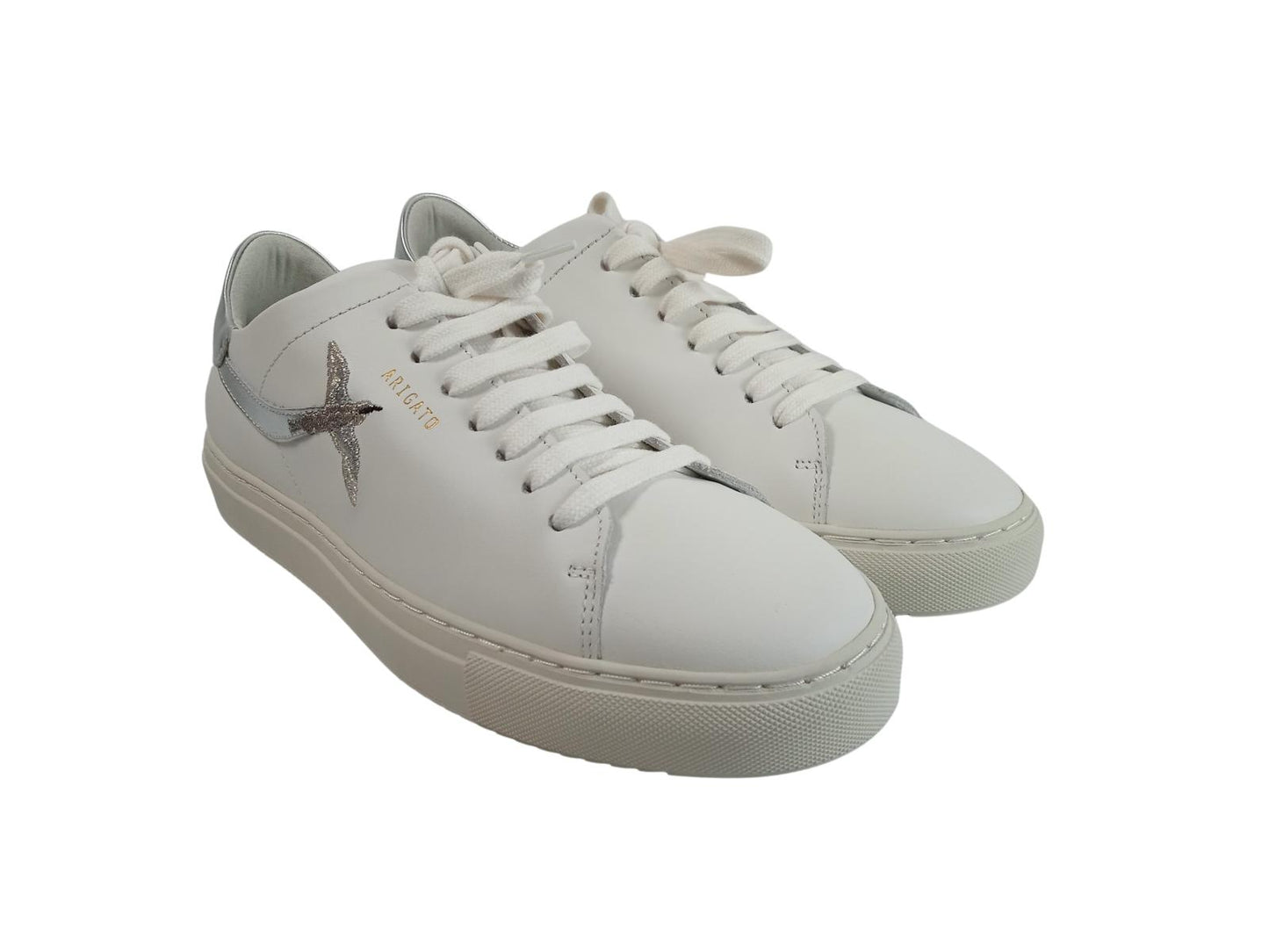 AXEL ARIGATO Ladies White Leather Clean 90 Bee Bird Trainers UK8 RRP200 NEW
