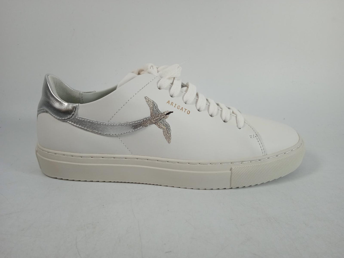 AXEL ARIGATO Ladies White Leather Clean 90 Bee Bird Trainers UK8 RRP200 NEW
