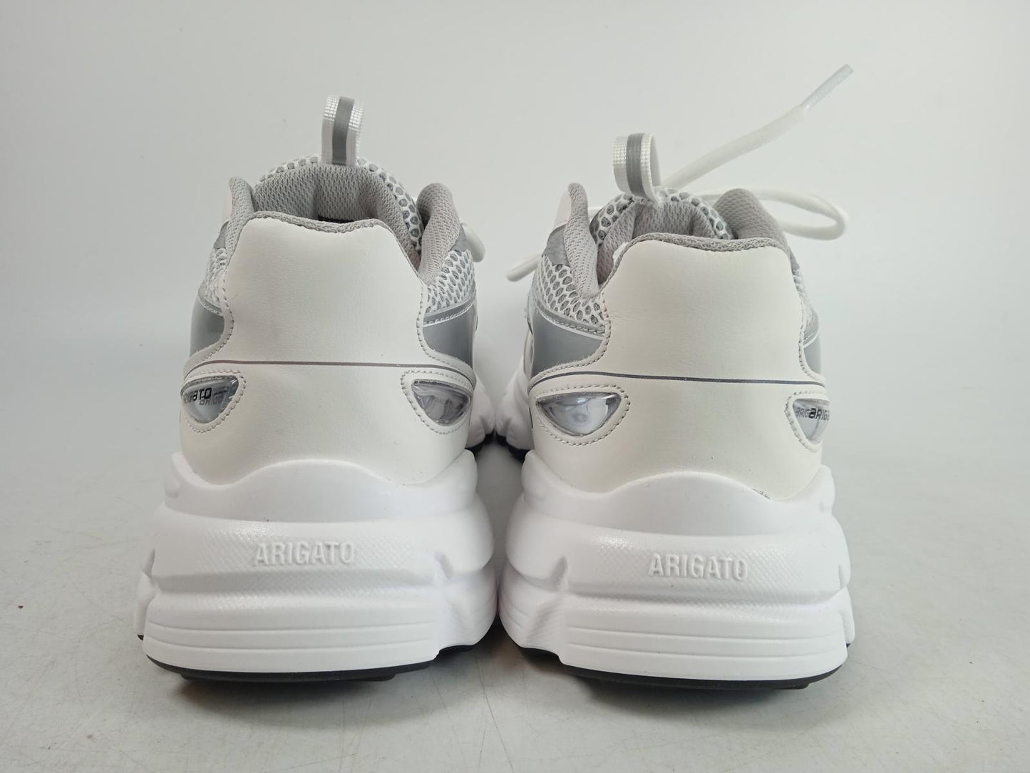 AXEL ARIGATO Ladies White & Silver Marathon Runner Trainers Size UK4 RRP290 NEW