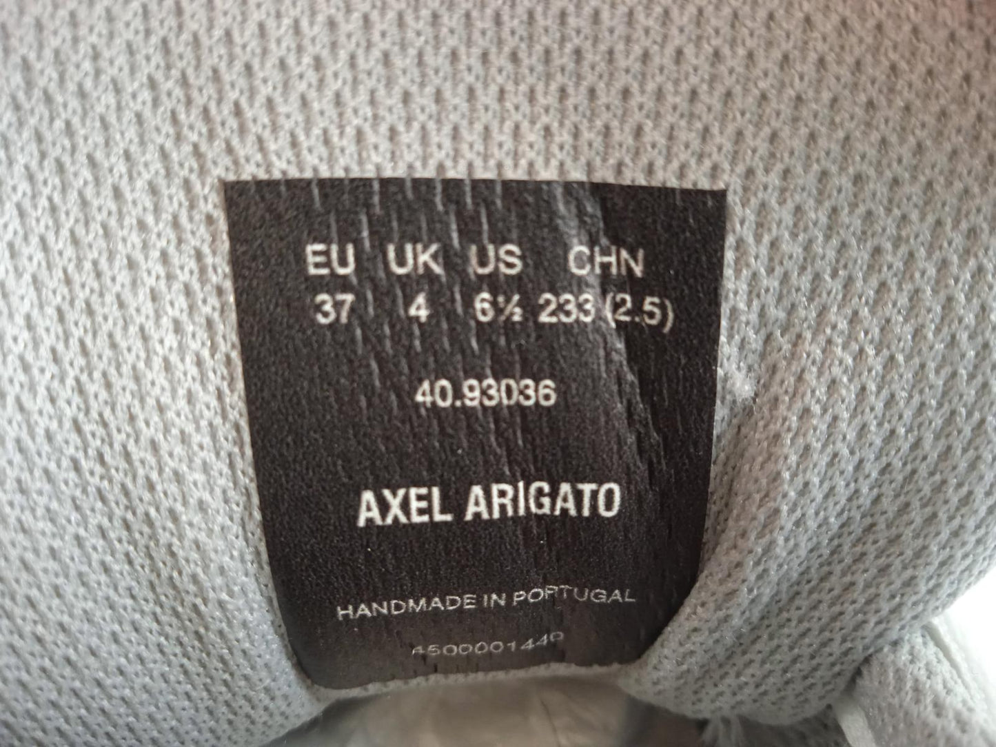 AXEL ARIGATO Ladies White & Silver Marathon Runner Trainers Size UK4 RRP290 NEW