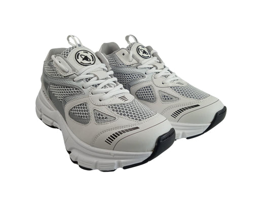AXEL ARIGATO Ladies White & Silver Marathon Runner Trainers Size UK5 RRP290 NEW