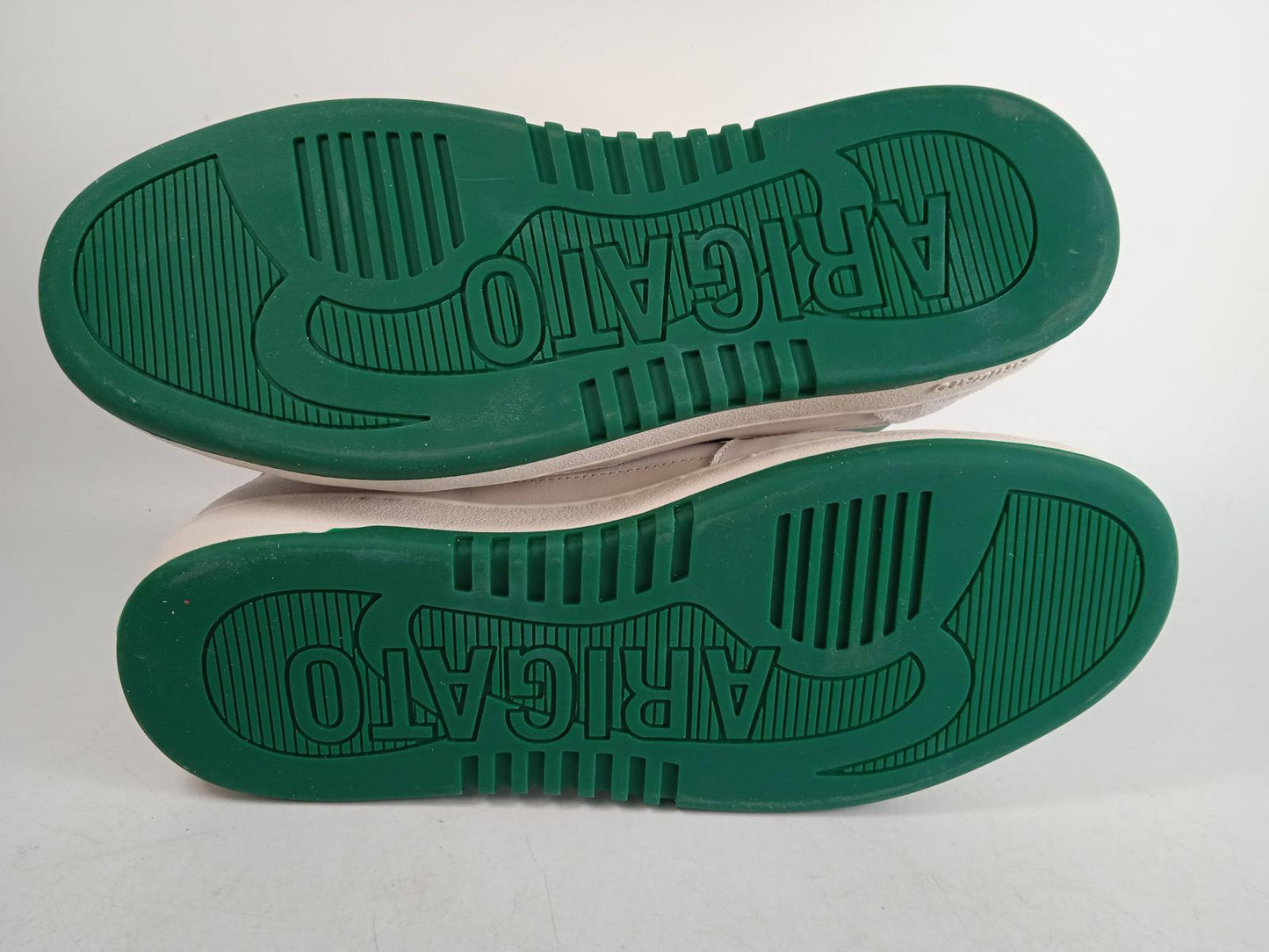 AXEL ARIGATO Men's White & Green Leather A-Dice Hi Trainers UK8 RRP225 NEW