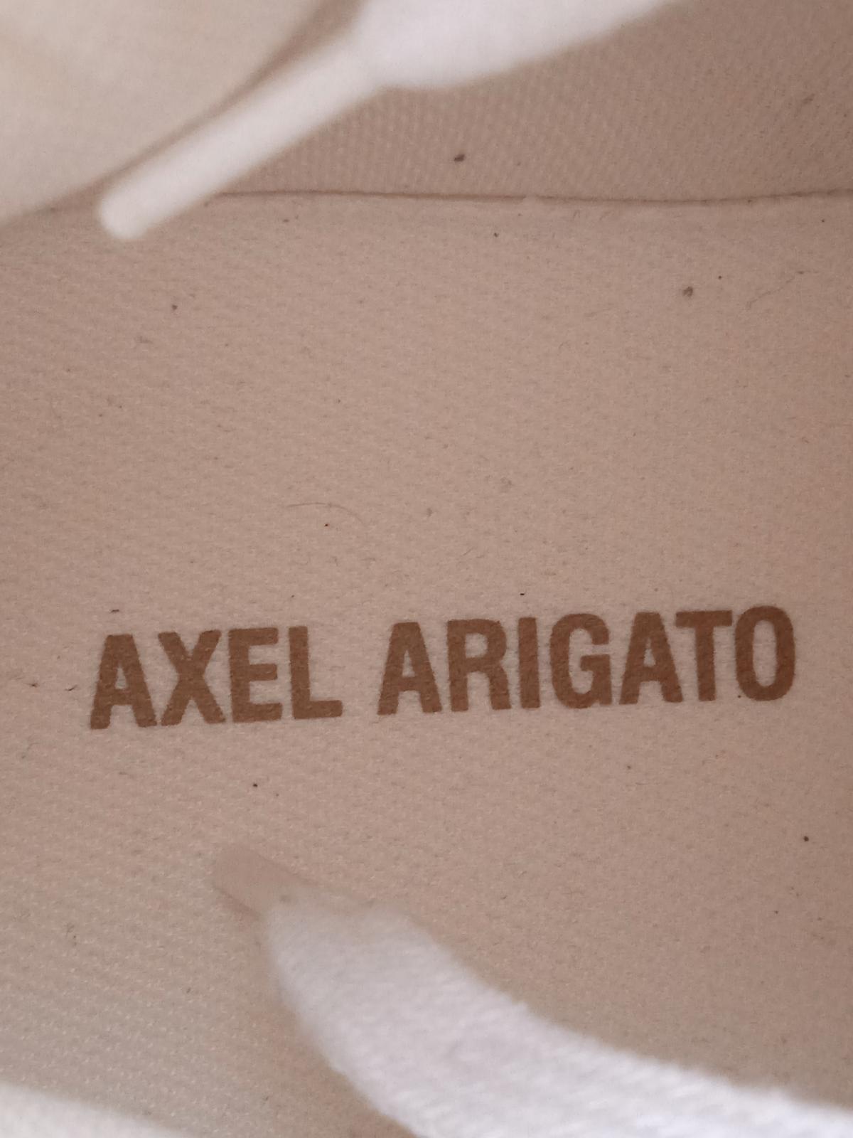AXEL ARIGATO Men's White & Green Leather A-Dice Hi Trainers UK8 RRP225 NEW