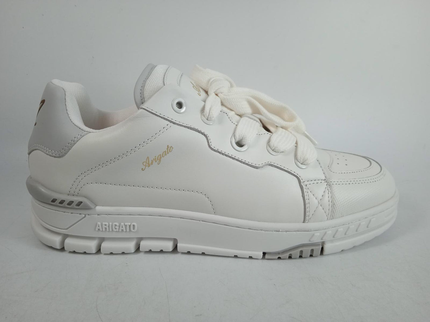 AXEL ARIGATO Men's White Leather Area Haze Trainers Size UK9.5 RRP265 NEW