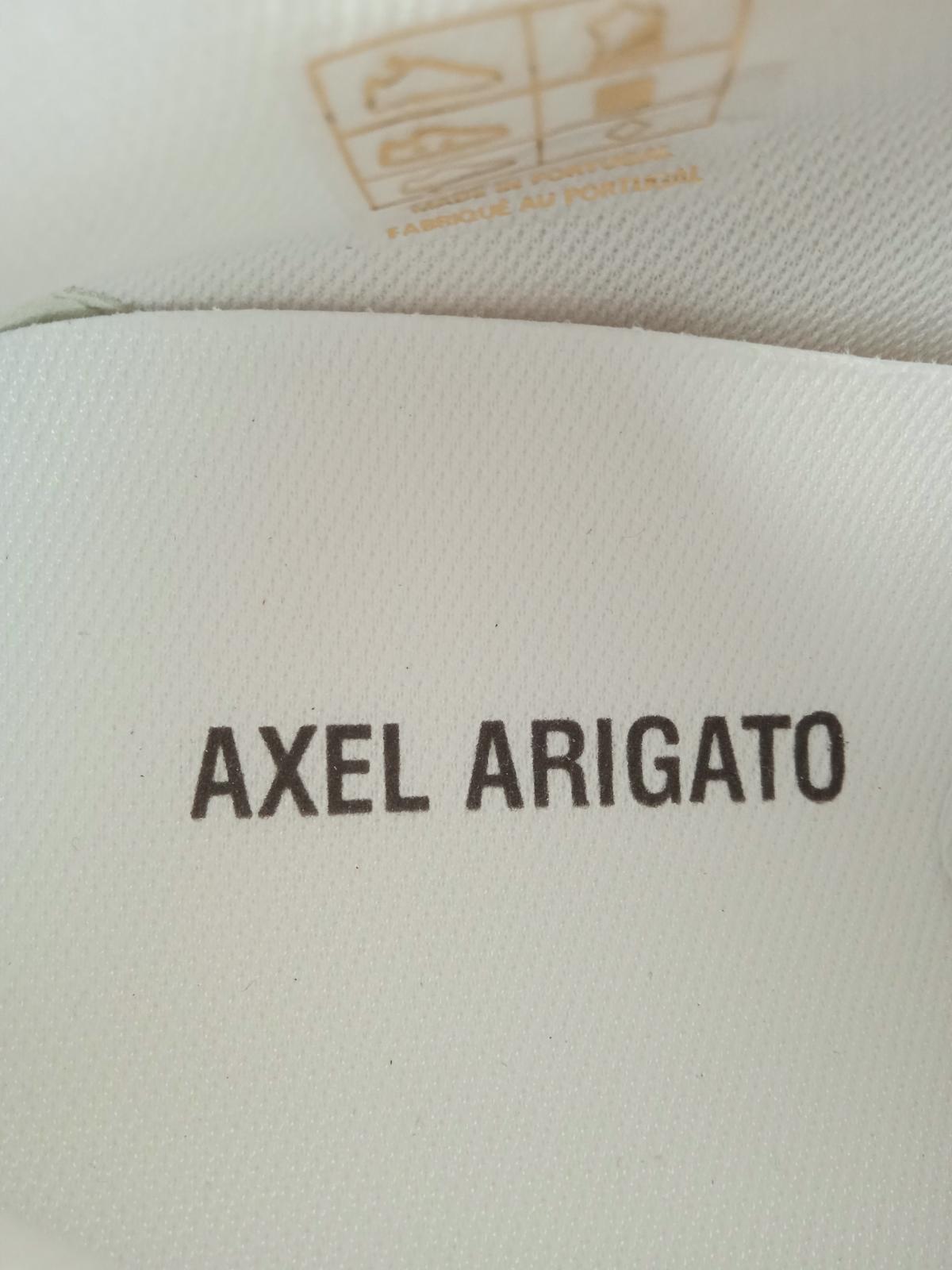 AXEL ARIGATO Men's White Leather Area Haze Trainers Size UK9.5 RRP265 NEW