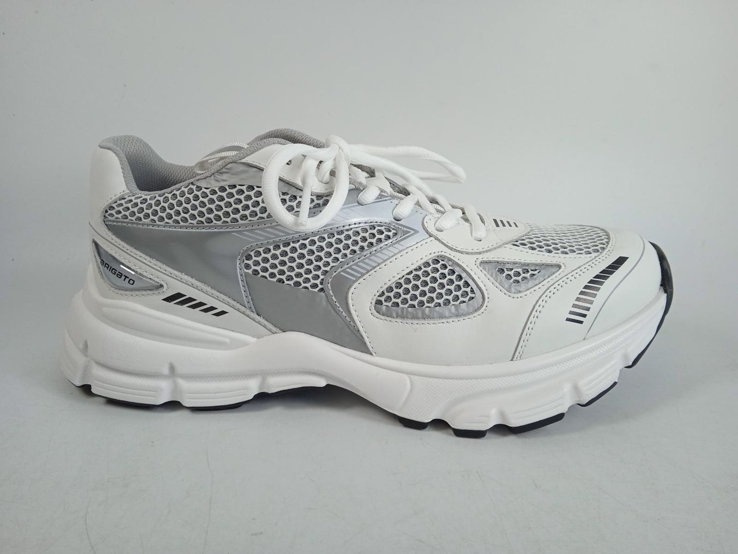 AXEL ARIGATO Men's White & Silver Marathon Runner Trainers UK8 RRP270 NEW