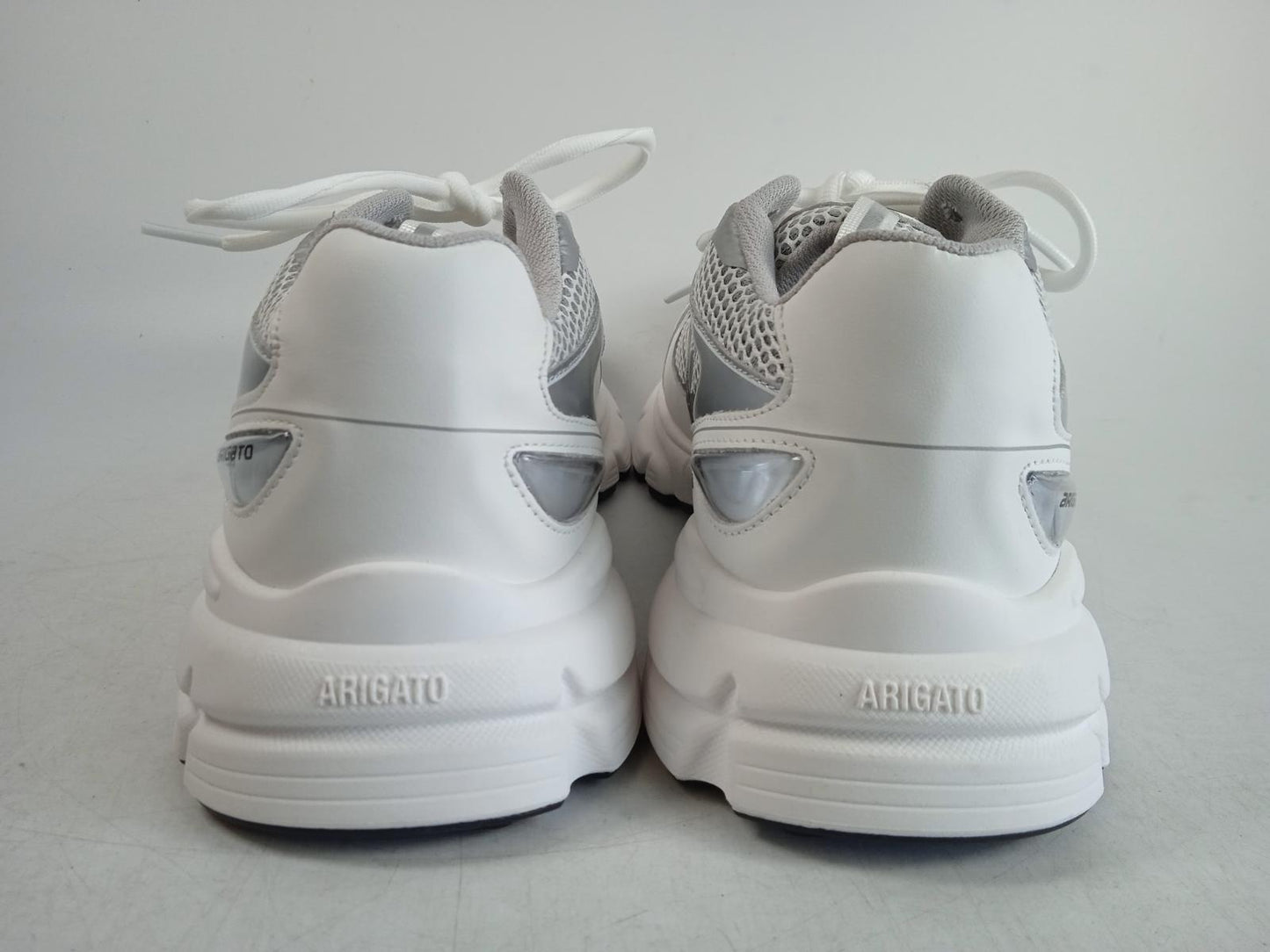 AXEL ARIGATO Men's White & Silver Marathon Runner Trainers UK8 RRP270 NEW