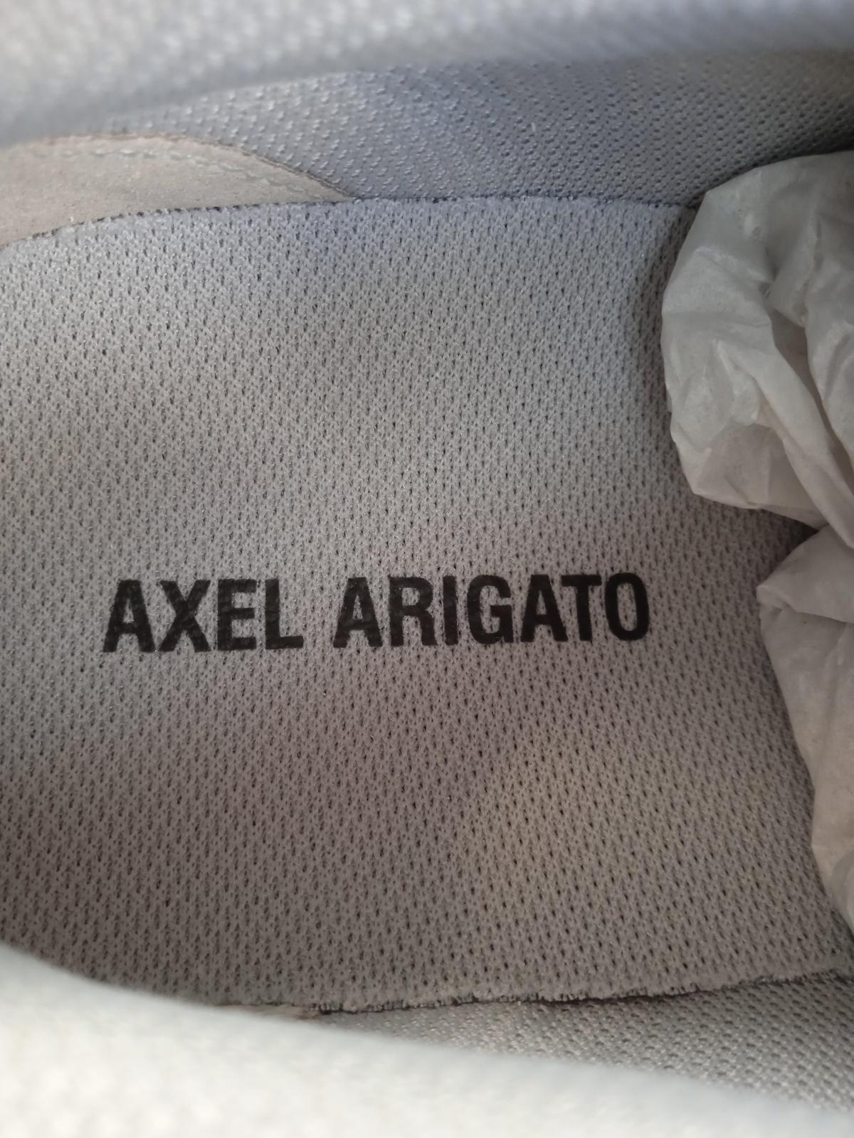 AXEL ARIGATO Men's White & Silver Marathon Runner Trainers UK8 RRP270 NEW